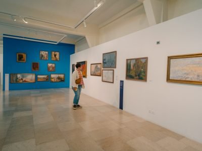 Figueira da Foz, Portugal – May 26th 2024 Entrance to the Museu Municipal Santos Rocha in the town Figueira da Foz, Portugal - May 26th 2024 Entrance to the Museu Municipal Santos Rocha in the town. High quality photo